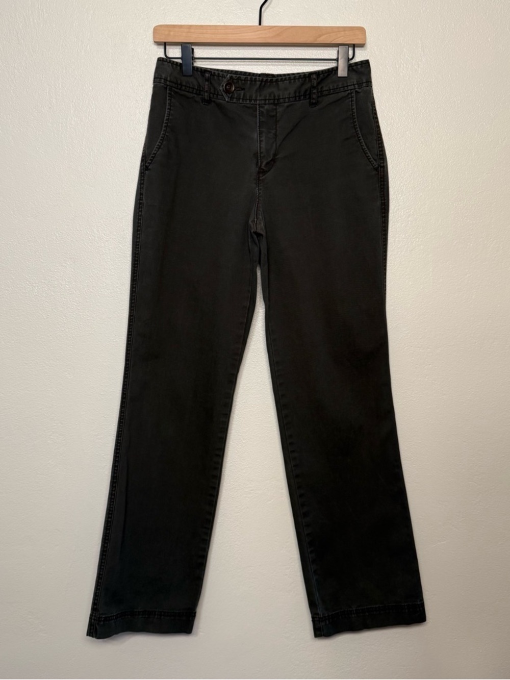 Eddie Bauer Mercer Fit Women's Chino Bootcut Trousers Size 2 Feminine Y2K Grunge